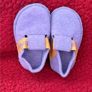 CROCS Kids Slippers - Purple with Orange Strap